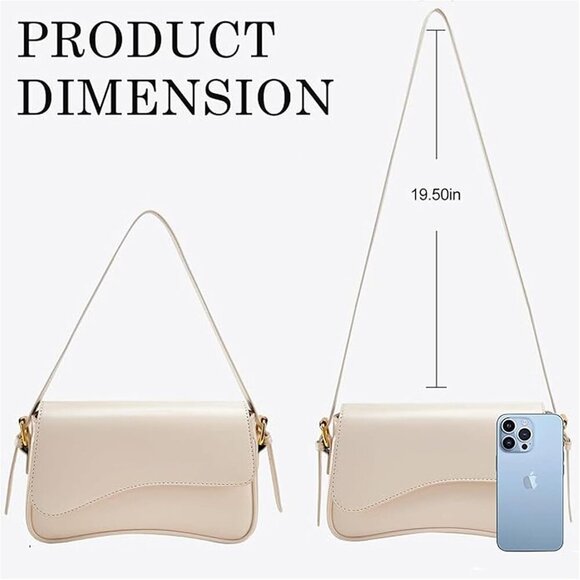 Small Shoulder Bags,Crossbody Purses for Women Vegan Leather Handbag Clutch Hobo - Picture 2 of 6